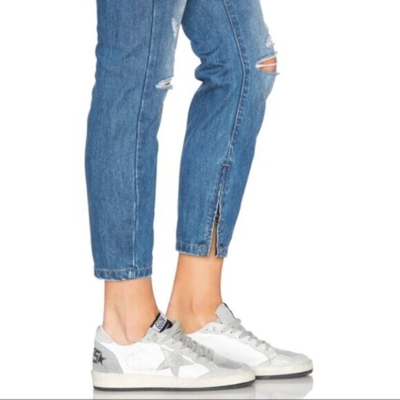 Free People One Teaspoon Freebirds Skinny Jeans Distressed Zip Ankle low rise - Picture 11 of 16